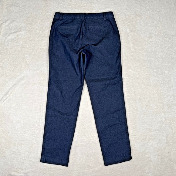 Gap Slim City Cropped Pants Chino Trouser Career Wear Blue Womens Size 2 NEW‎ - Picture 5 of 5